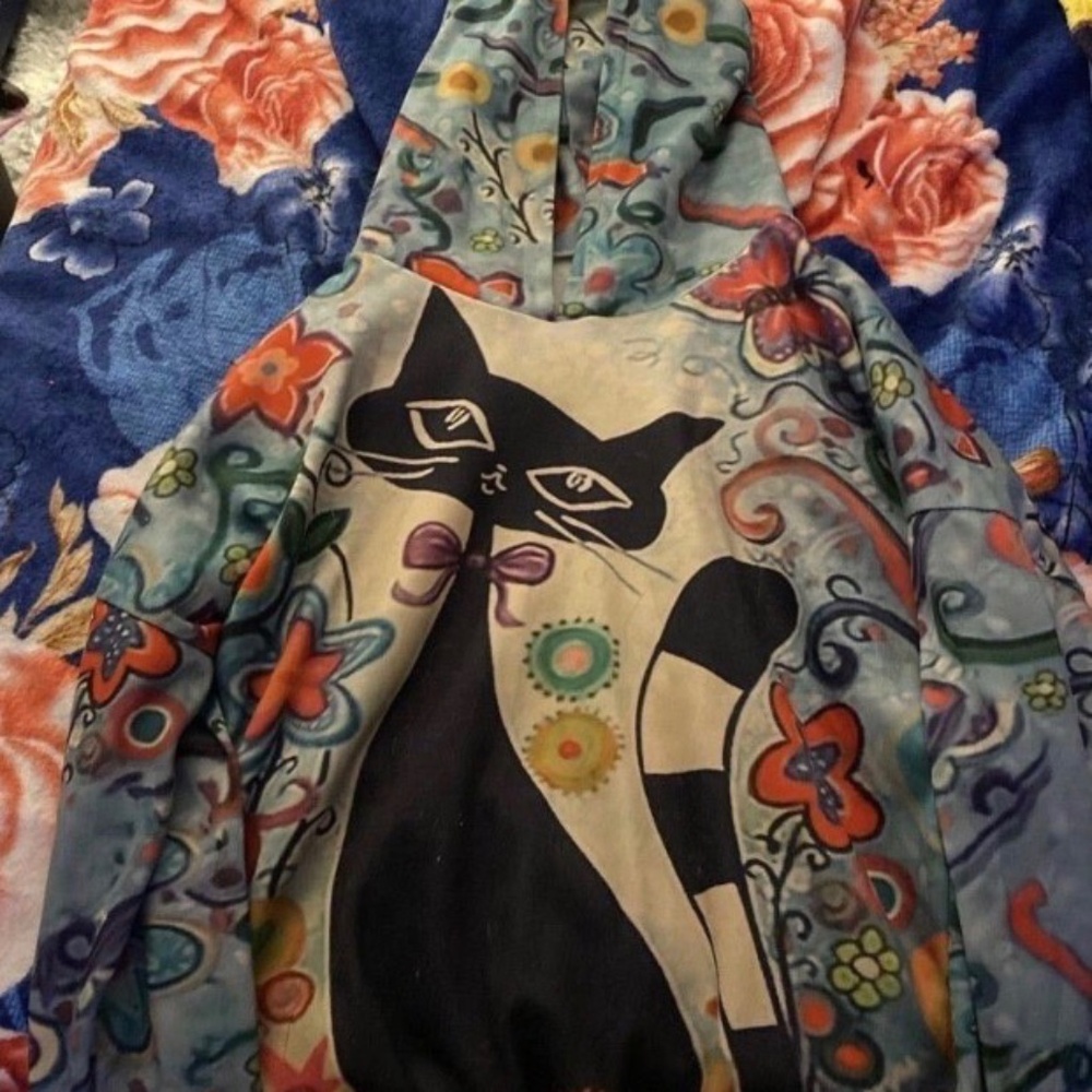 Colorful Cat hoodie